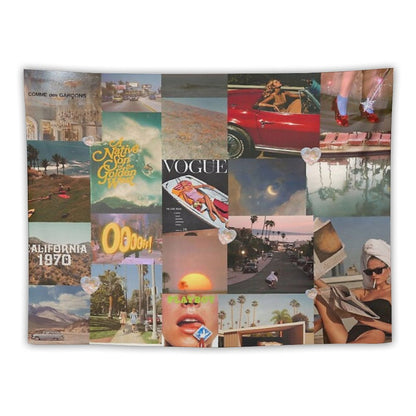 Summer Dream Collage Tapestry