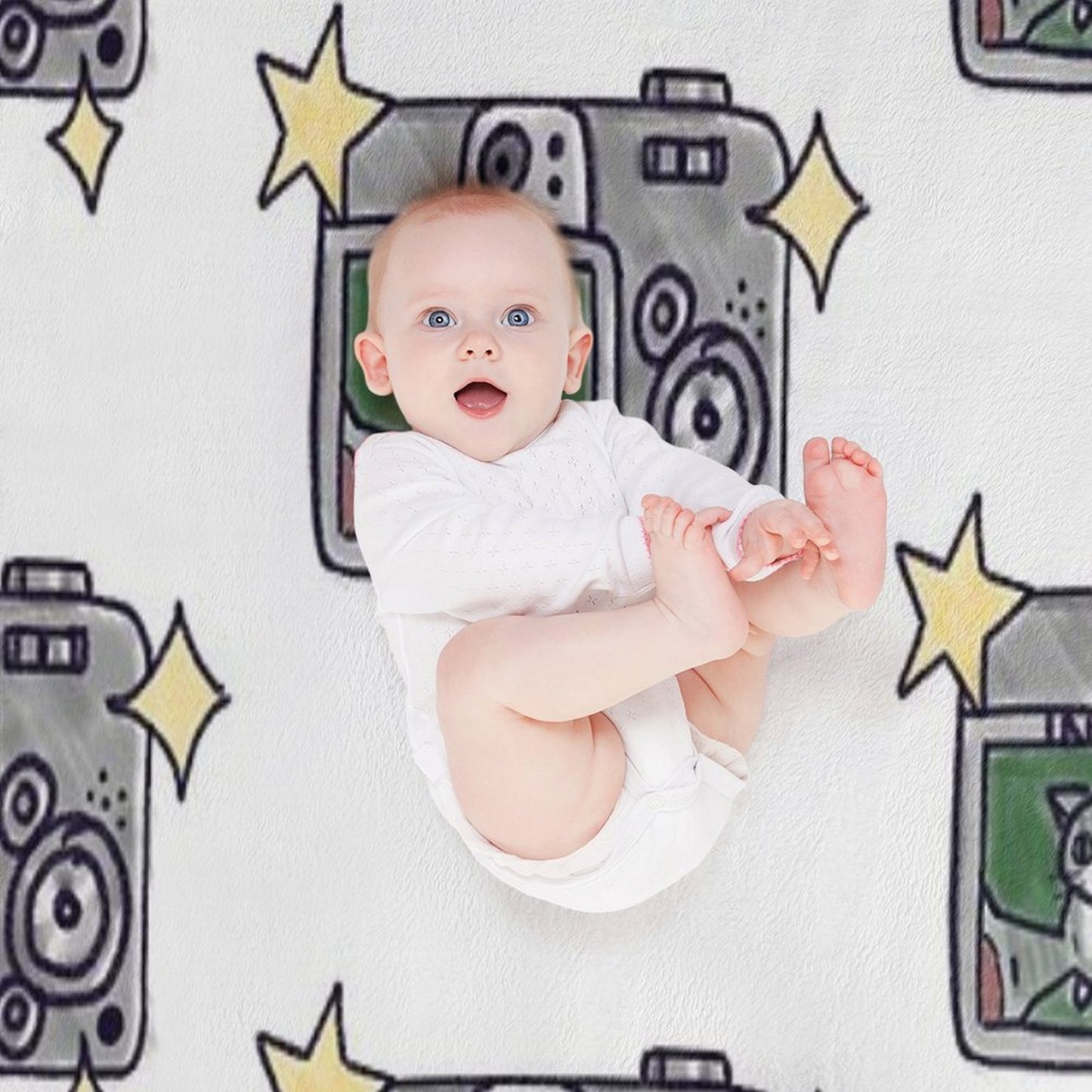 Cat Selfie Throw Blanket