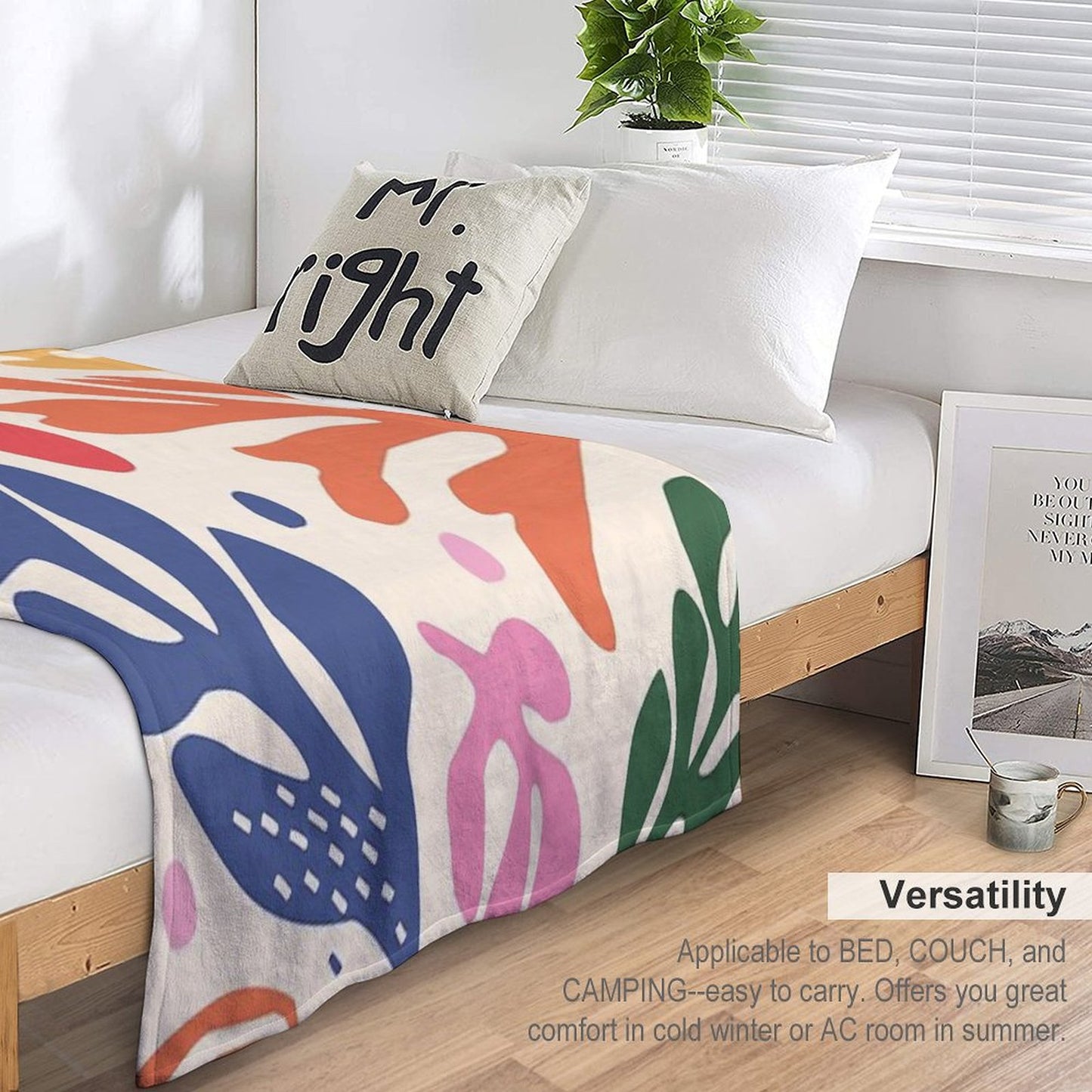 Matisse Pattern_2 Throw Blanket