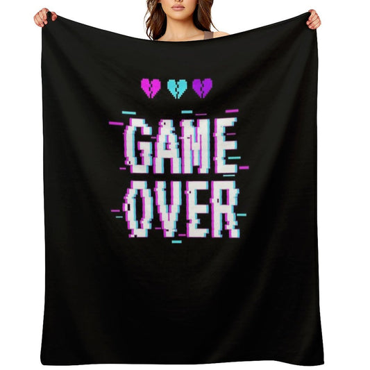 Copy of Vaporwave Aesthetic Art - Retro Mix Tape Japanese Otaku Grunge Throw Blanket