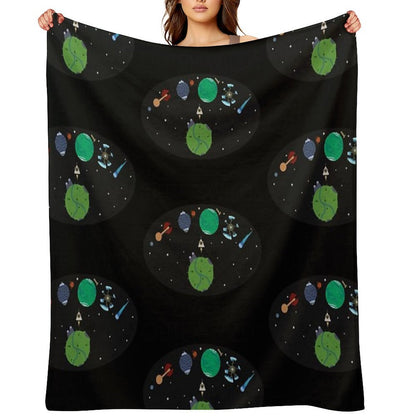 Outer Wilds Logo Throw Blanket
