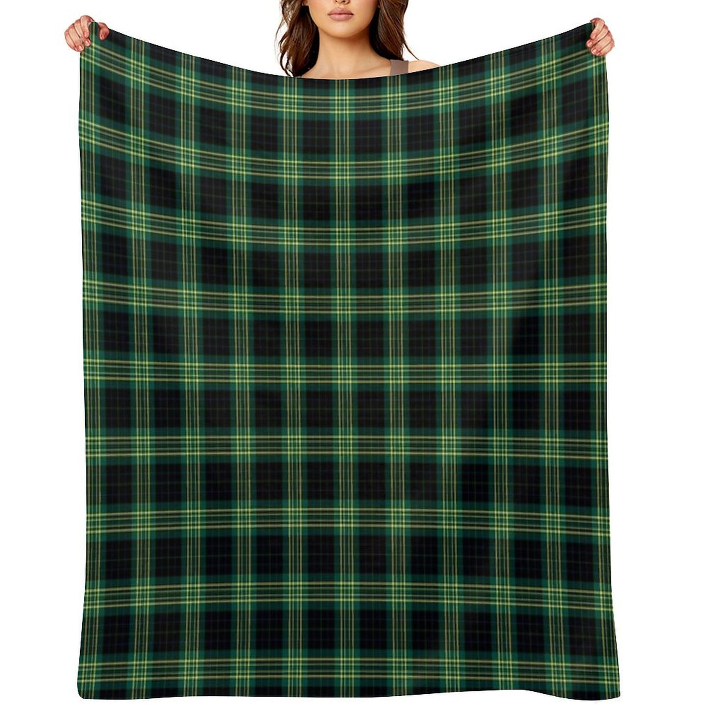 Clan Fitzpatrick Hunting Tartan Throw Blanket
