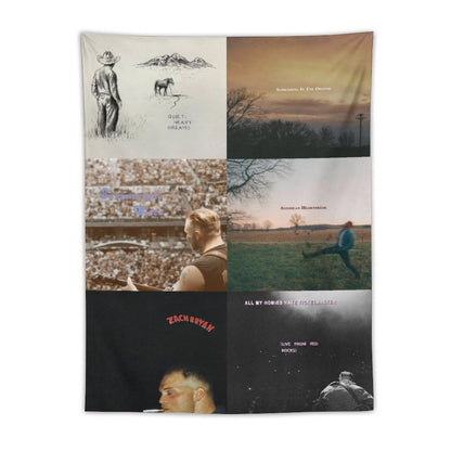 Zach Singer Bryan 6 Ablum Collections Cover Tapestry