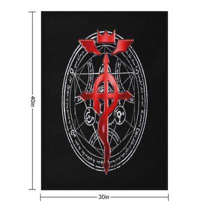 Fullmetal Alchemist Transmutation Symbol Throw Blanket