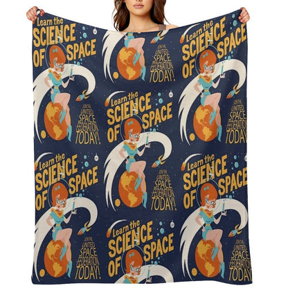 United Space Federation Throw Blanket
