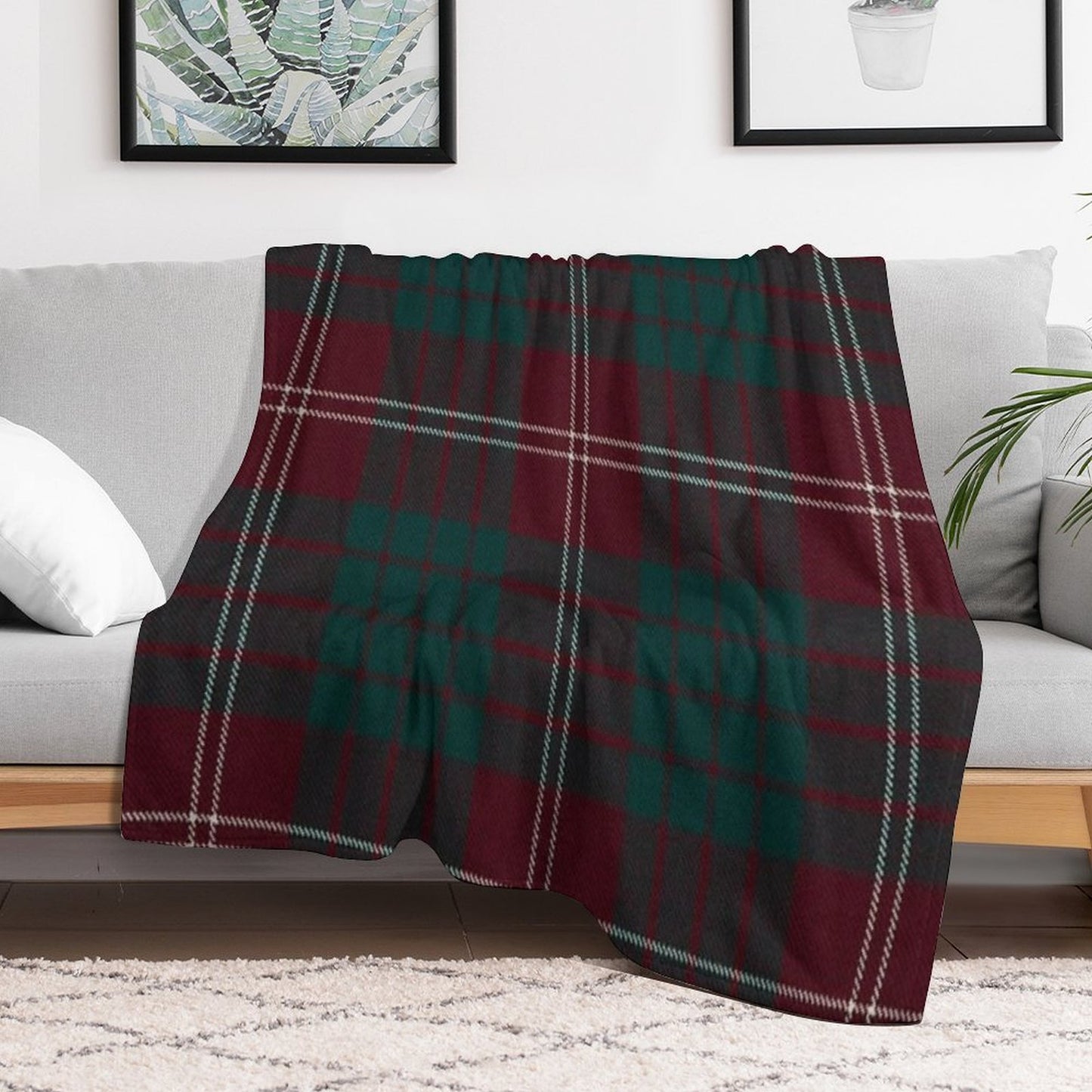 Crawford Scottish Tartan Throw Blanket