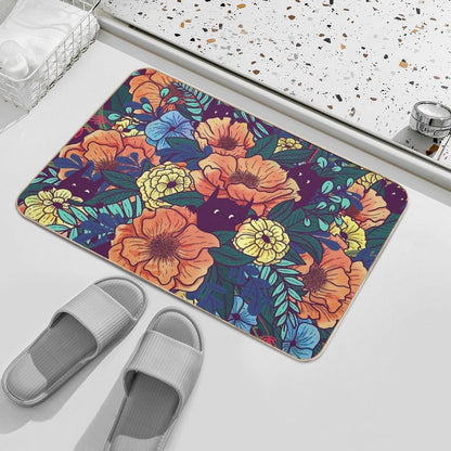 Wild Flowers  Eco-Friendly Bath Mat