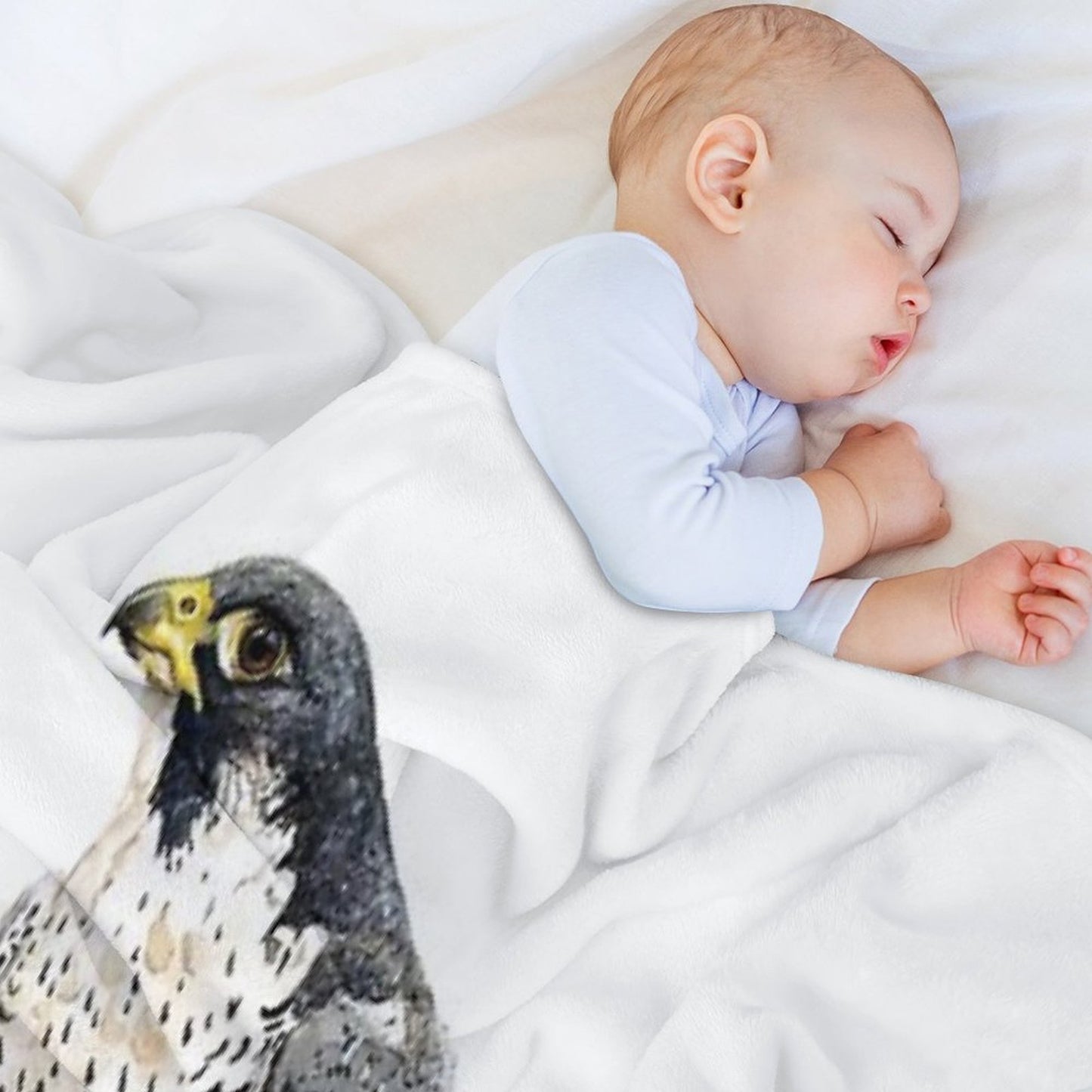 Peregrine Falcon #2 Throw Blanket