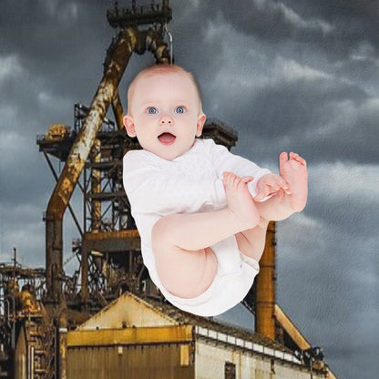 Redcar Blast Furnace Throw Blanket