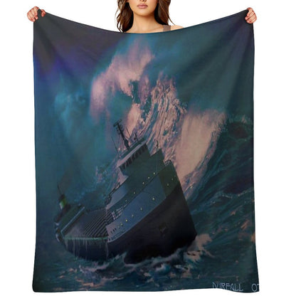 Edmund Fitzgerald Throw Blanket