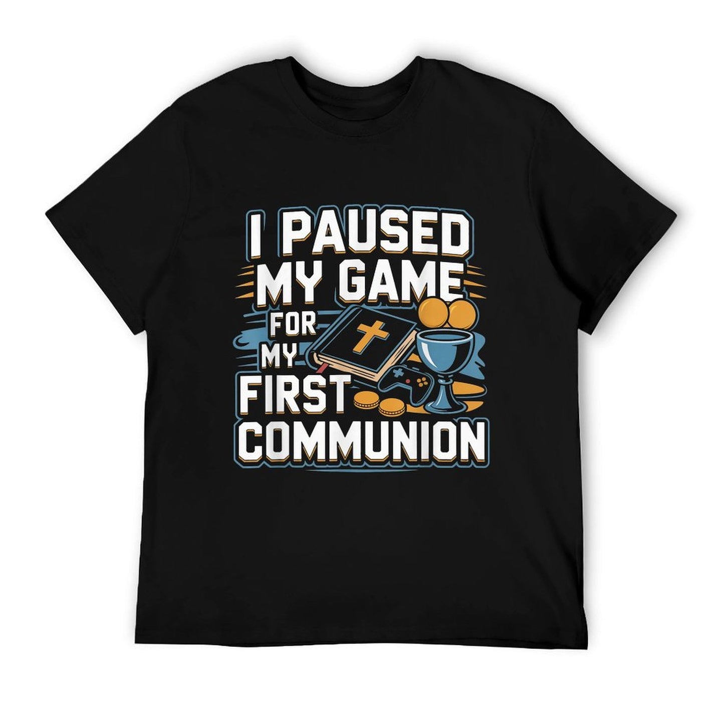 My First Communion Video Game Controllers Boys Girls T-Shirt