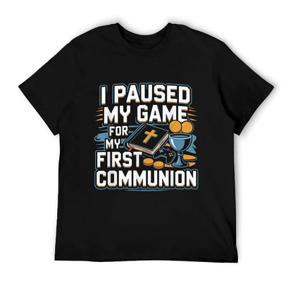 My First Communion Video Game Controllers Boys Girls T-Shirt