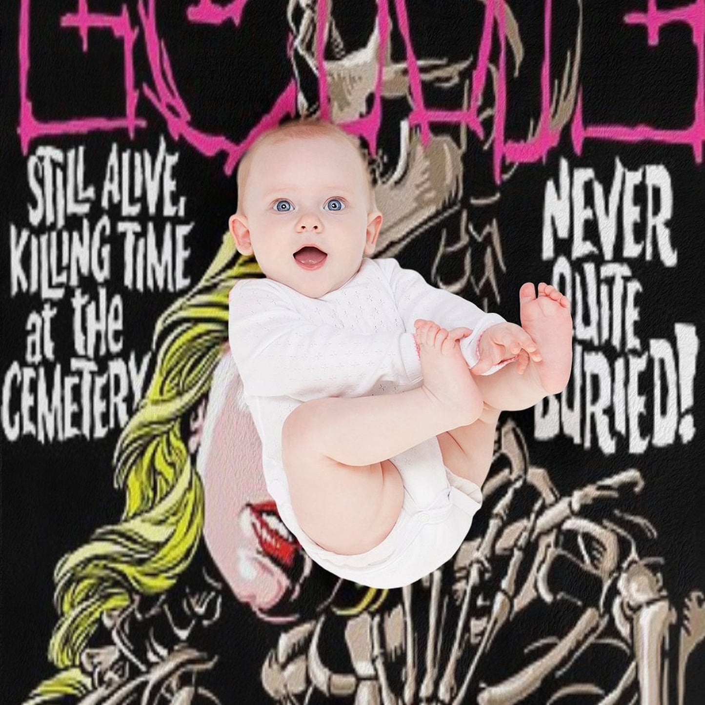 Never Quite Buried Throw Blanket