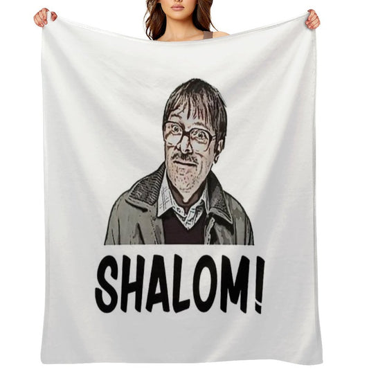 Shalom Jackie Parody Throw Blanket