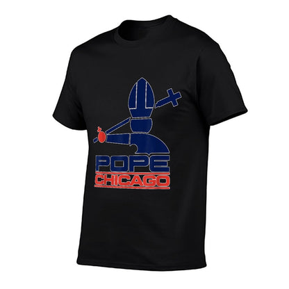 Pope Leo XIV Pope Chicago  Wrinkle-resistant T-Shirt