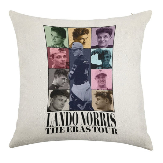 Lando Norris  The Eras Tour Linen Throw Pillow Cover