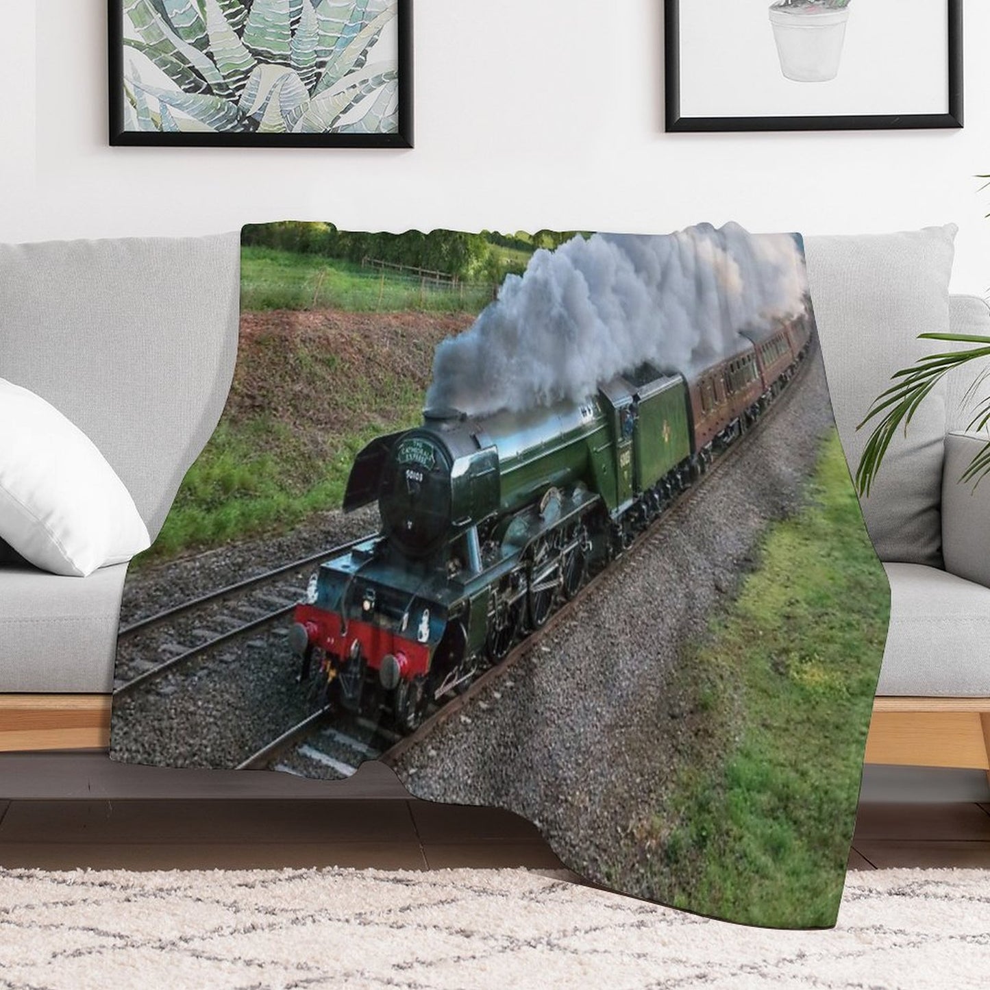 Flying Scotsman Throw Blanket