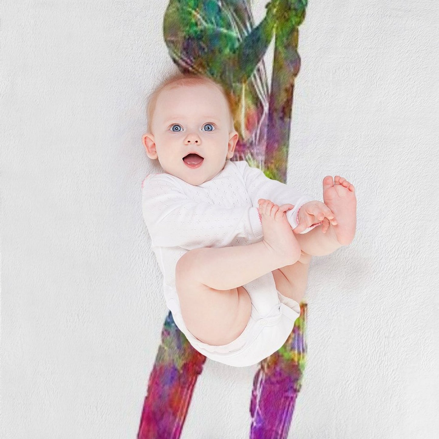 Cricket Player Batsman Silhouette 05 Throw Blanket