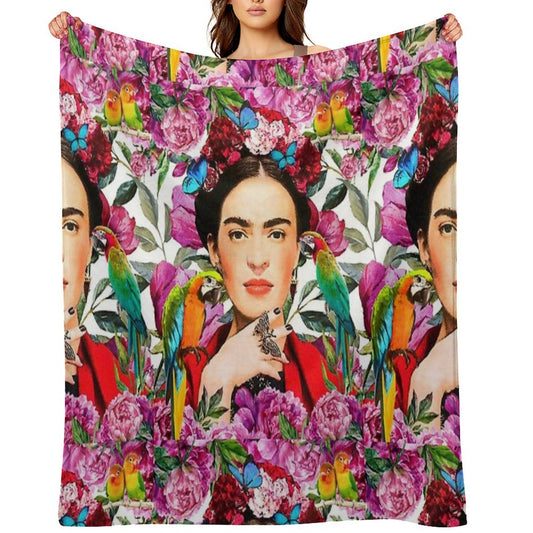 Frida.forever Throw Blanket