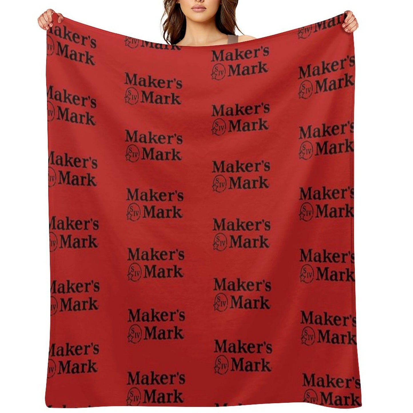Maker's Mark Bourbon Throw Blanket