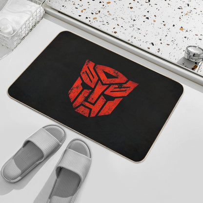 Autobots Logo · Distressed Bath Mat