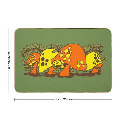 Vintage Sears Merry Mushroom Bath Mat
