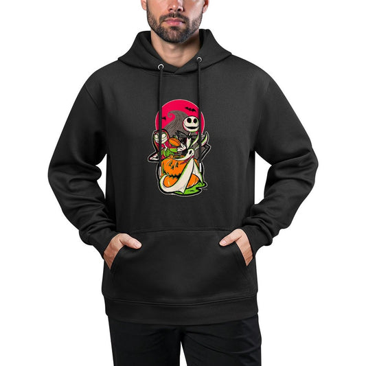 Disney 100 Nightmare Before Christmas Halloween Jack  Sally Moisture-Wicking Hoodie