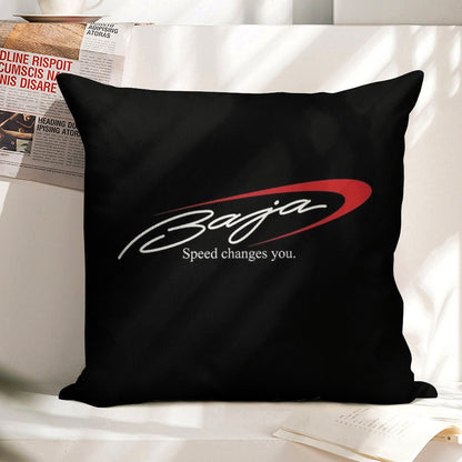 Baja Boats Logo Linen Throw Pillow Cover