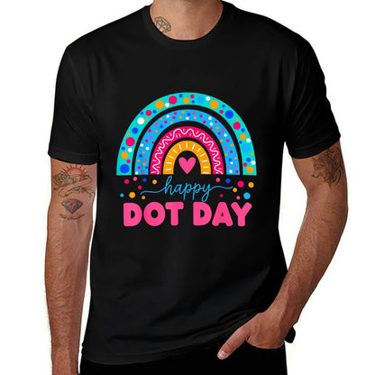 Happy Dot Day Colorful Rainbow Polka Dot Boys Girls Kids  Classic T-Shirt