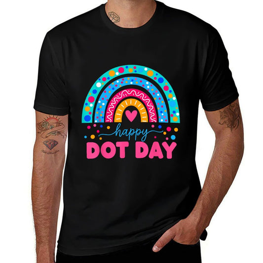 Happy Dot Day Colorful Rainbow Polka Dot Boys Girls Kids  Classic T-Shirt