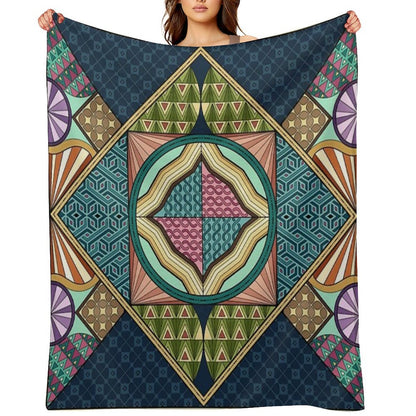 Vintage Pattern Throw Blanket