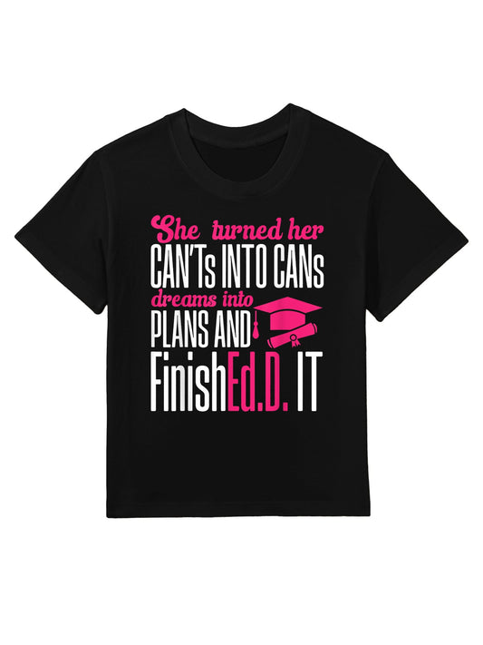 Doctor of Education Ed.D. Doctorate Graduation Kids T-Shirt