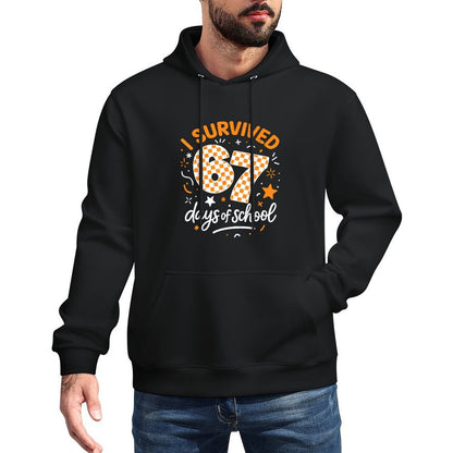 I Survived 67 Days of School Funny Six Seven 6 7 Meme Z Gen Colorfast Hoodie