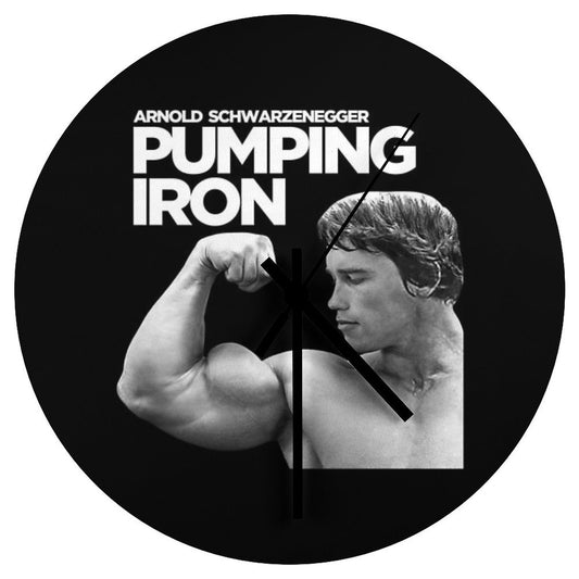 Arnold Schwarzenegger Pumping Iron Wall Clock