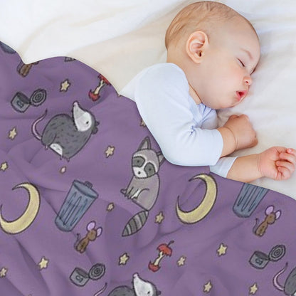 Trash Gang Throw Blanket