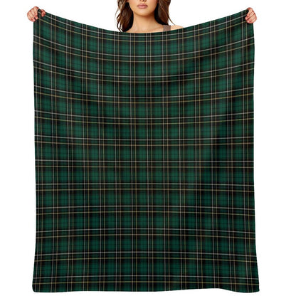 Clan MacAlpine Tartan Throw Blanket
