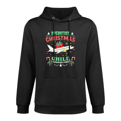 Operation Christmas Child Funny Family Matching Xmas Cotton-Polyester Blend Hoodie