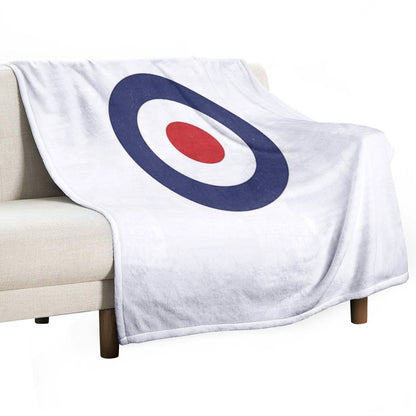Mod 60s Pop Art Target Throw Blanket