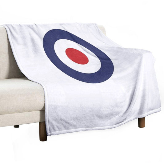 Mod 60s Pop Art Target Throw Blanket