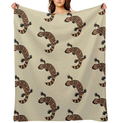 Gila Monster Throw Blanket