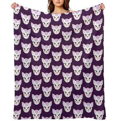 Deer Gal Diana Throw Blanket