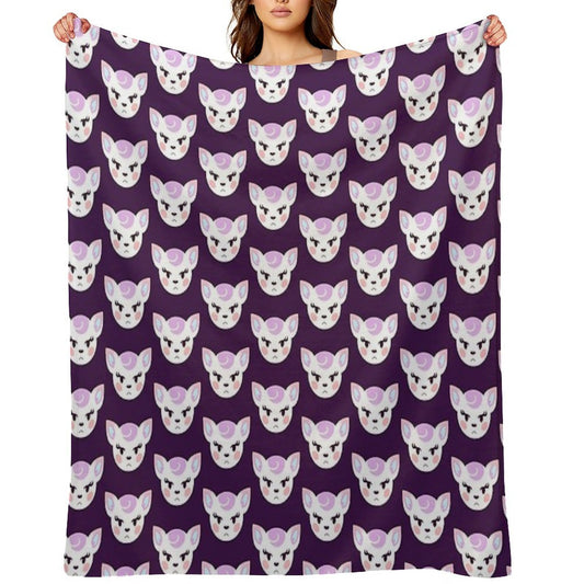 Deer Gal Diana Throw Blanket