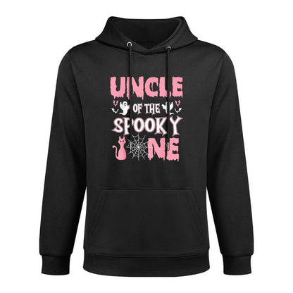 Uncle Halloween 1st Birthday Uncle of The Spooky One Girl Shrink-Resistant Hoodie