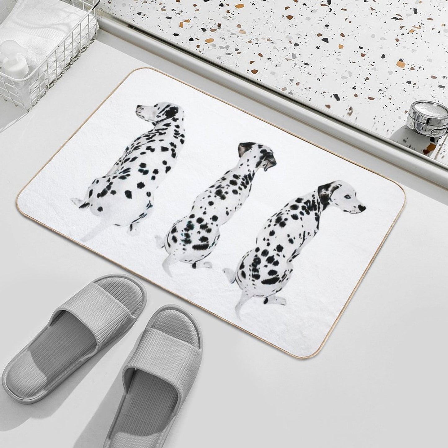 Dalmatian Bath Mat