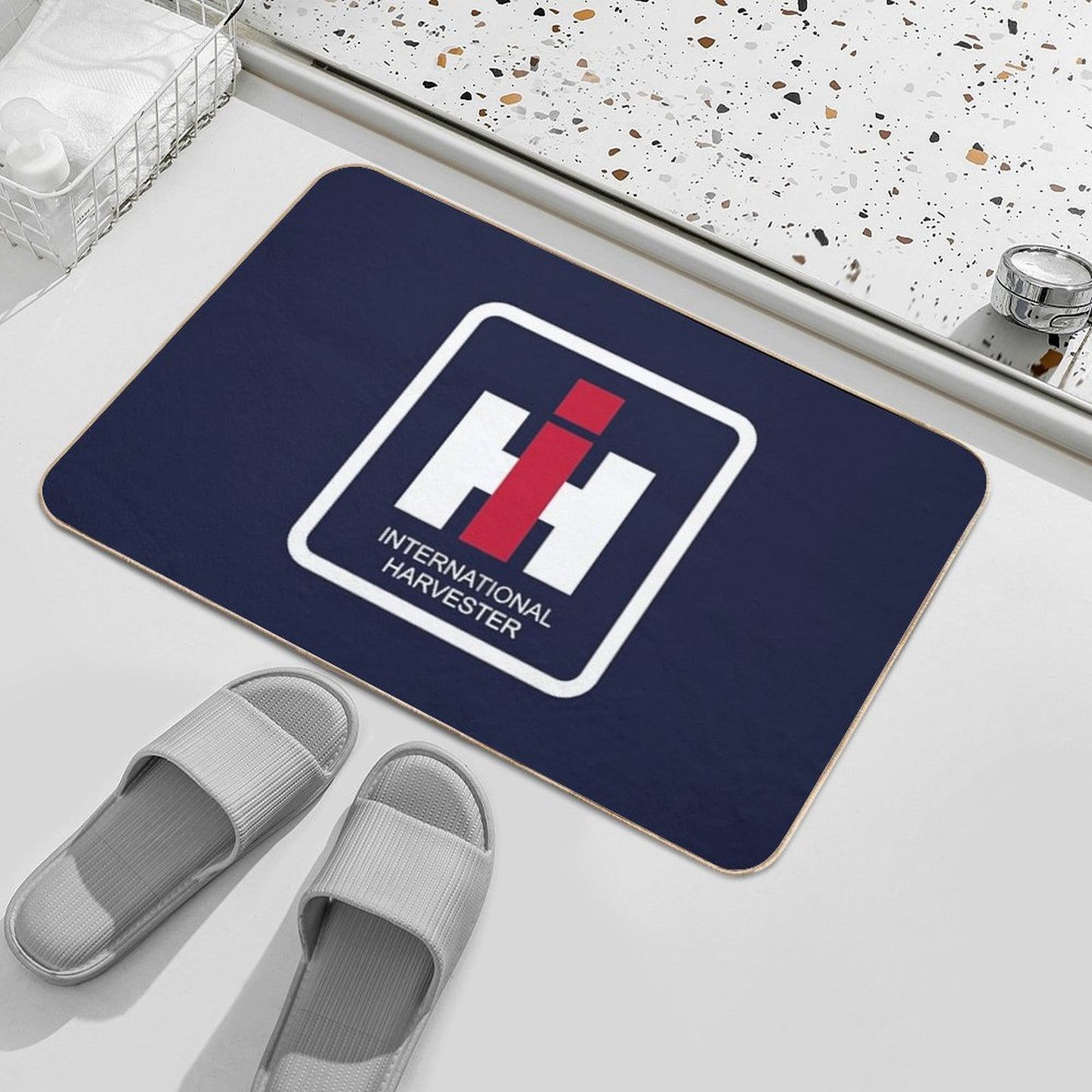 TRACTOR-CASE LOGO Bath Mat