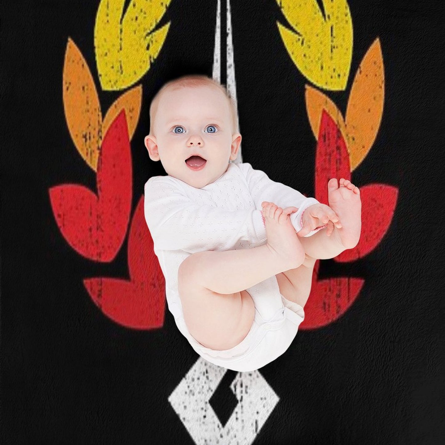 Hades Symbol T-Shirt Throw Blanket