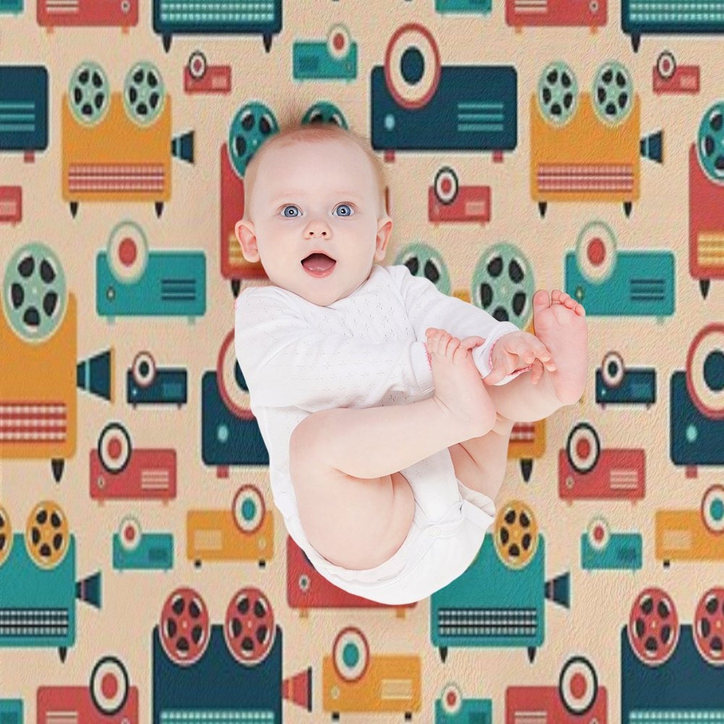 Retro Projectors Throw Blanket