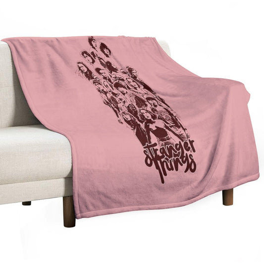 3 Times Stranger Throw Blanket