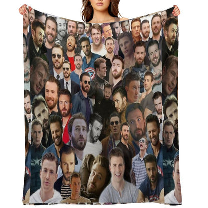 Chris Evans Throw Blanket