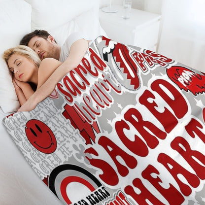 Sacred Heart Collage Throw Blanket